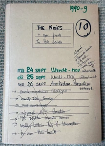 Pixies (Pale Saints) - Bossanova era - Rare collection of 1990 tour paperwork - Picture 1 of 11