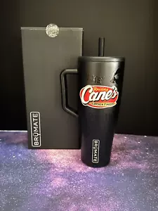Bicchiere Raising Cane's x Brumate Icons epoca logo nero tazza 40 oz nuovo con scatola - Foto 1 di 20