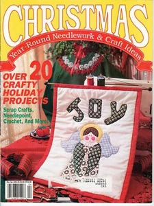 Christmas Year-Round Needlework & Craft Ideas - March April 1991 - VG - Foto 1 di 2