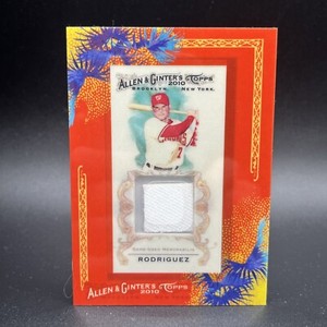 2010 Topps Allen & Ginter #AGR-IR Ivan Rodriguez  Relics Nationals HOF