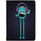 Azzumo Funny Freak Hipster Trendy Monsters PU Leather Case Cover for Apple iPad