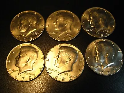 14 Pieces 1982-P Kennedy Head Half Dollars You Get 14 Coins - Image 1 of 4