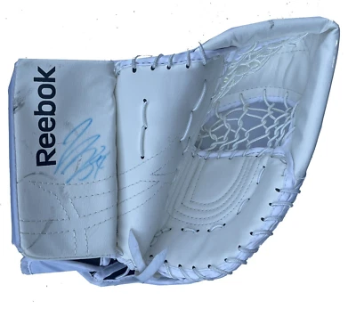 James Reimer Signed Toronto Maple Leafs Reebok Trapper Glove JSA COA - Image 1 of 3