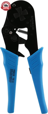 Baomain Crimper Plier HSC8 16-4 Mini Self-Adjustable Crimping Tools Use for 6.0 Cover