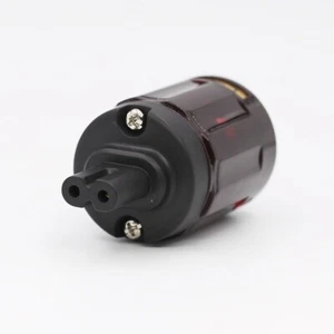 Pure Copper with Gold Plated Figure 8 HiFi Audio Power Cable IEC C7 Connector - Picture 1 of 7