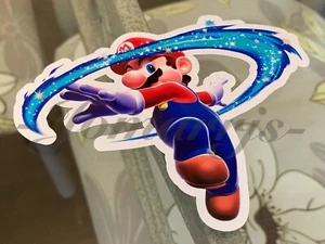 Super Mario - Anime - Mario Galaxy Custom Sticker Decal Vinyl nintendo - Picture 1 of 7