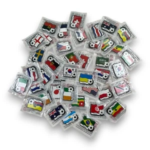 Fußball Länderflaggen Magnete | Fanartikel Konvolut | OVP | Deko EM WM - Bild 1 von 3