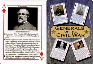2020 Americana, Generals Civil War Playing Cards,  #DA Robert E. Lee