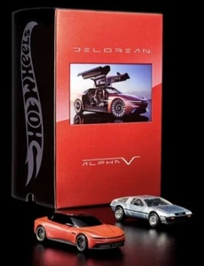 2023 Hot Wheels RLC DeLorean DMC-12 & Alpha V Collectors Set NIB - Picture 1 of 3