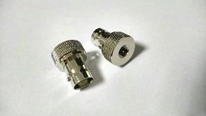 1x COPPER SMA male plug TO BNC female jack RF Connector high quality ships from - Picture 1 of 1