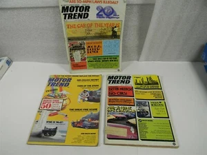 1974 Motor Trend Magazin - Februar März April - 3 Stück - !32 - M35 - Bild 1 von 9