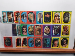 1983 Topps STAR WARS SERIES RETURN OF THE JEDI STICKER SET 1-55 (missing 11) NM - Picture 1 of 2