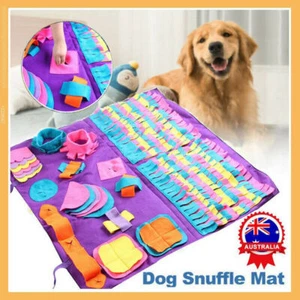 Pet Dog Snuffle Mat Nose Training Game Sniffing Pad Feeding Cushion Puzzle NEW - Picture 1 of 1