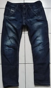 Diesel Jogg Jeans FAYZA LOW WAIST Blau gekürzt auf 27/28 RELAXED-BOYFRIEND - Bild 1 von 11