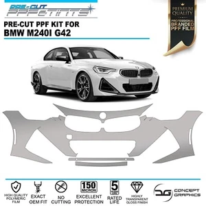 Kit de película protectora de pintura PPF protector de piedra para para parachoques delantero para BMW Serie 2 G42 M240 - Imagen 1 de 3