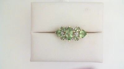 ladies periodt ring 10kt yellow gold sz 6.25  3.5 Gram - Image 1 of 3