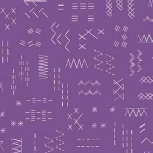 Great British Quilter Violeta Dashwood Studio 100% Algodón Tela Púrpura En primer lugar - Imagen 1 de 1