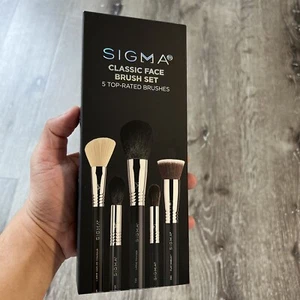 Sigma Beauty Classic 5 Top Face Brush Set Here Highest Quality Fibers NIB - Picture 1 of 2