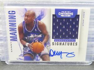 2012-13 Contenders Danny Manning Game Used Jersey Autograph Auto #41/49