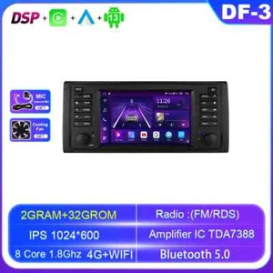 For BMW 5 Series E39 X5 E53 M5 Android Car Radio CarPlay GPS Navi Stereo Player - Picture 1 of 27