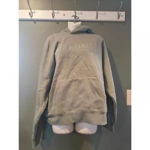 Essentials Fear of god Small sage green hoodie - Picture 1 of 2