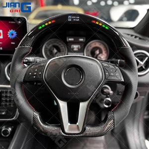 Volante LED de fibra de carbono para Mercedes-Benz CLA W242 W246 B250 CLA250 - Imagen 1 de 10