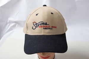 Steve's Chevrolet Buick Oakdale Cal Baseball Cap Hat Advertising (F1L) Snap Back - Picture 1 of 6