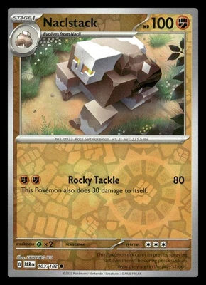 Naclstack Reverse Holo Common 103/182 SV04: Paradox Rift Pokemon Card - Image 1 of 2