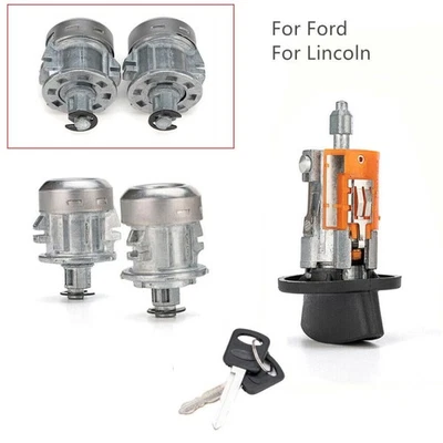 Ignition Switch Lock Cylinder Door Trunk Lock Cylinders Kit For Ford F-150 250 - Image 1 of 4