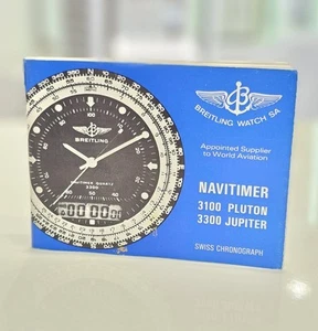 BREITLING - Navitimer 3100 Pulton / 3300 Jupiter - Manuale D'uso ORIGINAL - Foto 1 di 4