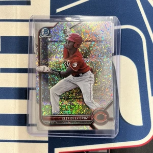 2022 Bowman Chrome #BCP-224 Elly De La Cruz /299 Speckle Refractor - Picture 1 of 2