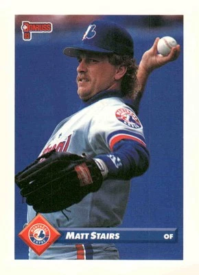 1993 Donruss #460 Matt Stairs - Image 1 of 2