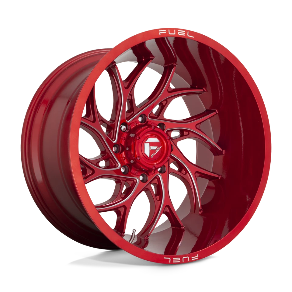 26x14 Fuel D742 RUNNER Candy Red Milled Wheel 6x5.5 (-75mm) - Image 1 of 4