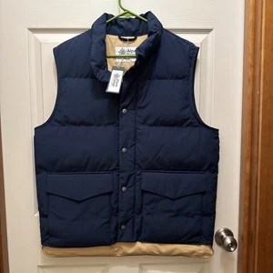Alpine Design Men's 1962 Puffer Best Vintage Blue Size Medium - Picture 1 of 5