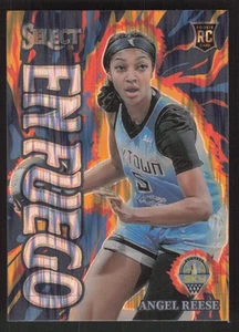 2024 Panini Select WNBA #8 Angel Reese En Fuego Prizms Flash - Picture 1 of 2