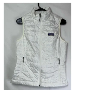 Gilet imbottito Patagonia donna taglia small bianco betulla nano tempo libero 84247 - Foto 1 di 8