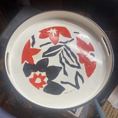 De colección Katja House diseño para Gailstyn-Sutton Towle Co bandeja abstracta retro años 80 Foto 1 de 4