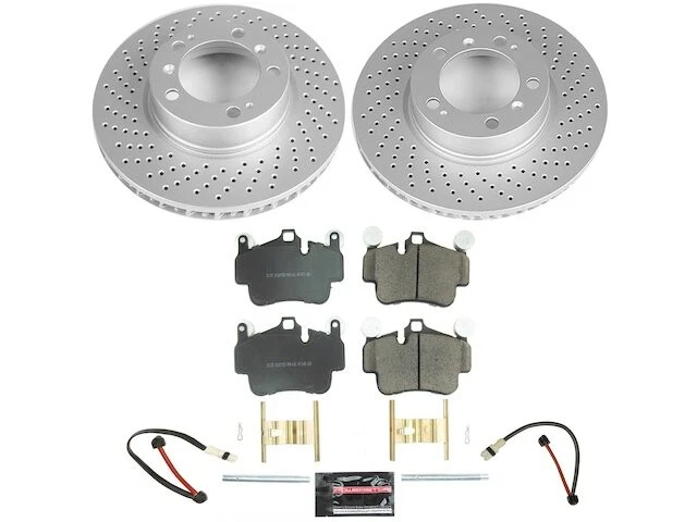 Kit de pastillas de freno delanteras y rotor para Porsche 911 Carrera 2007 YX218DS 2006-2008 Foto 1 de 1