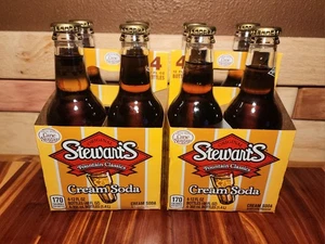 Lote de 2 - Stewart's Original Cream Soda 12oz Paquete de 4 - 8 Botellas en Total - Imagen 1 de 2