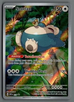 Snorlax - 051 SV: Scarlet & Violet Promo Cards Pokemon Card - Image 1 of 2