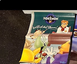 22 x 22 Pokemon Beckett Collector Rare VTG POSTER GameBoy Nintendo Class Room - Picture 1 of 1