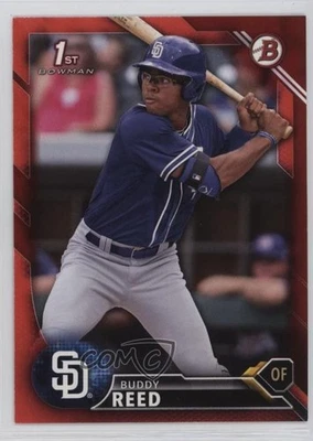 2016 Bowman Draft Draft Picks Red /5 Buddy Reed #BD-15 - Image 1 of 2