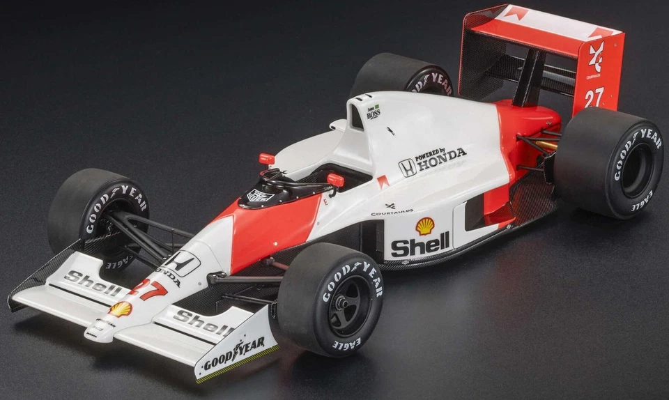 GP Replicas 1:18 Scale McLaren MP4/5B #27 Senna Winner Italy GP Monza 1990 - Image 1 of 1