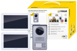 K40956 Kit videocitofonico da parete con 2 videocitofoni touch screen vivavoce - Foto 1 di 24