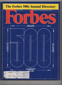 Vintage 80's May 1, 1989 The Forbes 500 Annual Directory Sales Magazine - Picture 1 of 2