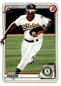 2020 Bowman Prospects Baseball #145 Robert Pauson Oakland Athletics 1st Rookie - Picture 1 of 2