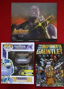 Figura FUNKO POP Marvel Comics THANOS 6" Infinity War TPB D23 Colección de pósters - Imagen 1 de 12