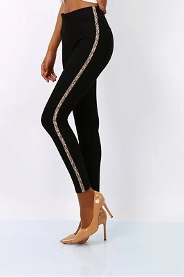 Legging rayé imprimé serpent - Photo 1/4