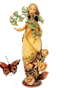 Karen Hahn Blooming Wild Memory Figure Enesco 2005 - Picture 1 of 11