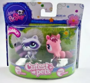 Littlest Pet Shop Pets Raccoon and Anteater Figures 2 Pack 2890 2891 NEW - Picture 1 of 4